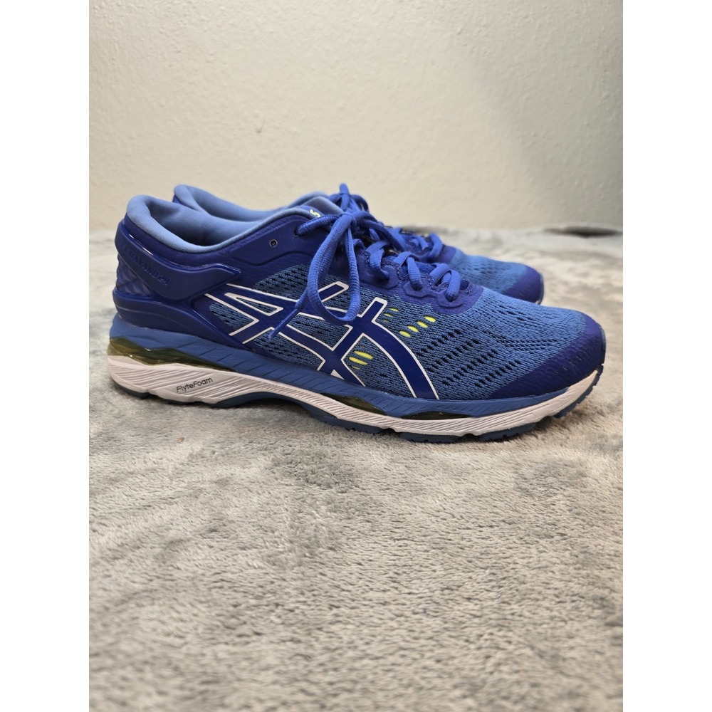 ASICS Gel-Kayano 24 Womens Shoes Size 10 Blue Purple Blue White T799N Comfort